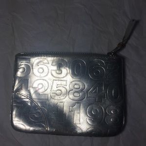 Metallic Comme Des Garcons wallet